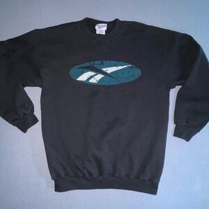 Vtg Reebok logo pull over sweater